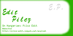 edit pilcz business card